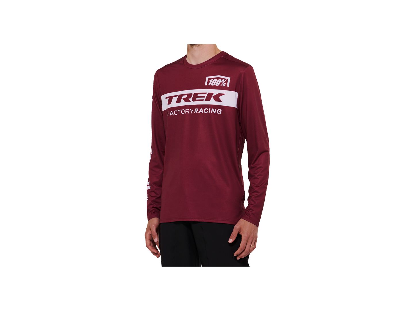Jersey 100 TFR Airmatic Long Sleeve Large Dark Red