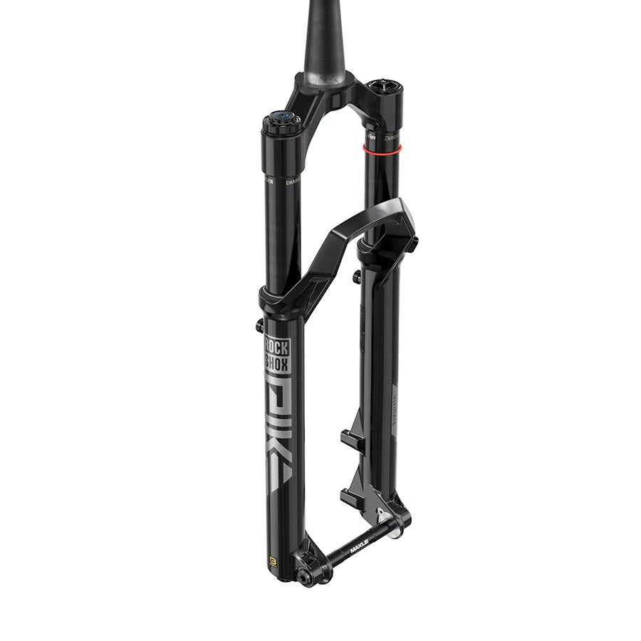 RockShox Pike Ultimate C2 Suspension Fork 27.5'' DebonAir+ W/ButterCups 130mm 1-1/8''-1.5'' 15x110mm TA Rake: 37mm Black