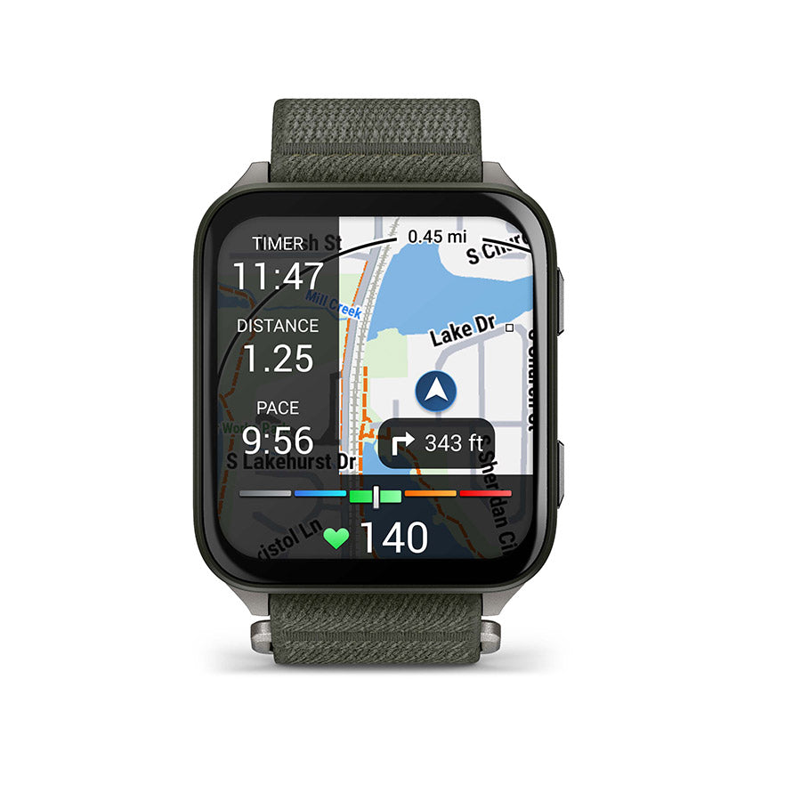 Garmin Venu X1 Watch Watch Color: Moss Wristband: Moss - Nylon
