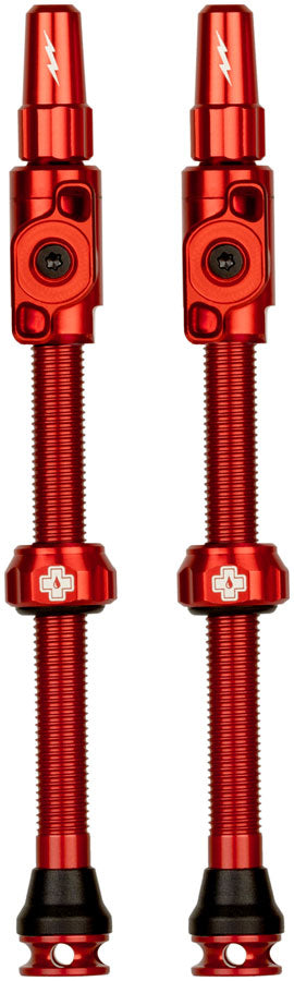 Muc-Off Big Bore Lite Tubeless Valve Stems - 2XLarge 70mm Red