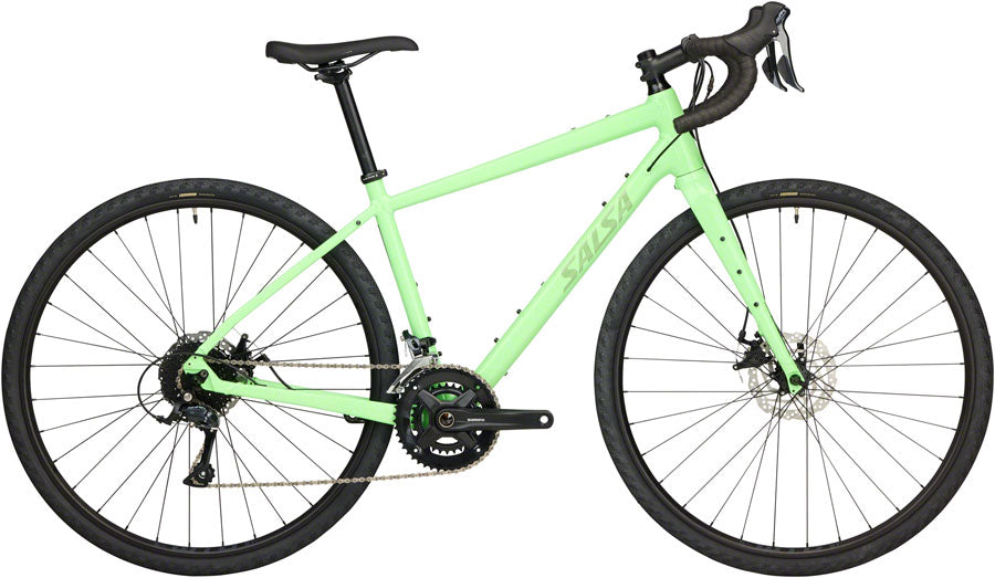 Salsa Journeyer Drop Bar Sora 2x9 Bike - 700c Aluminum Citrus Green 49cm