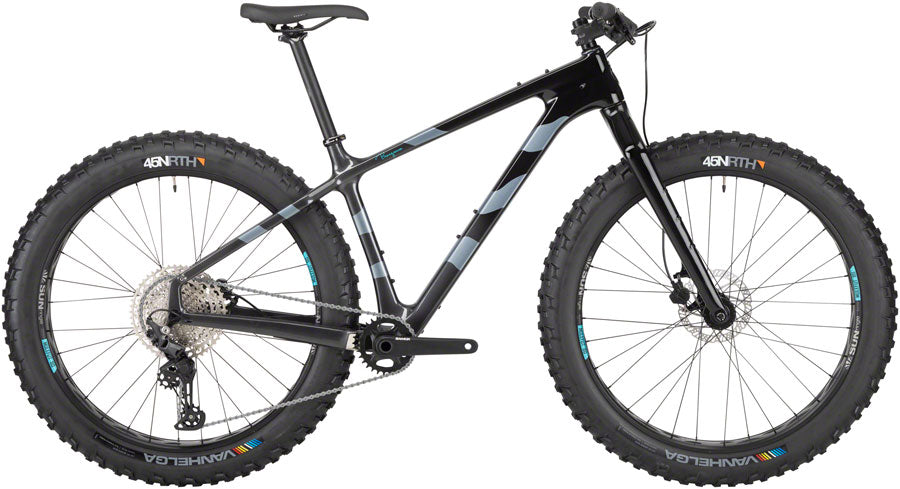 Salsa Beargrease Carbon Deore 11spd Fat Tire Bike - 27.5" Carbon BLK Fade Large