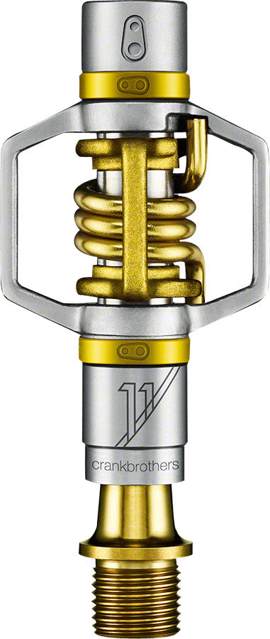 Crankbrothers Egg Beater 11 Pedals - Dual Sided Clipless Titanium 9/16" Gold
