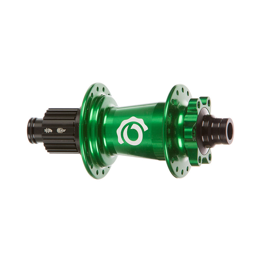 Industry Nine Hydra Classic Boost 6B Disc Hub Rear 28H 12mm TA 148mm Shimano Micro Spline Green