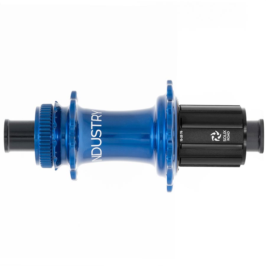 Industry Nine Solix G Classic Rear HG11 Disc Hub Rear 24H 12mm TA 142mm Shimano HG 11 Blue