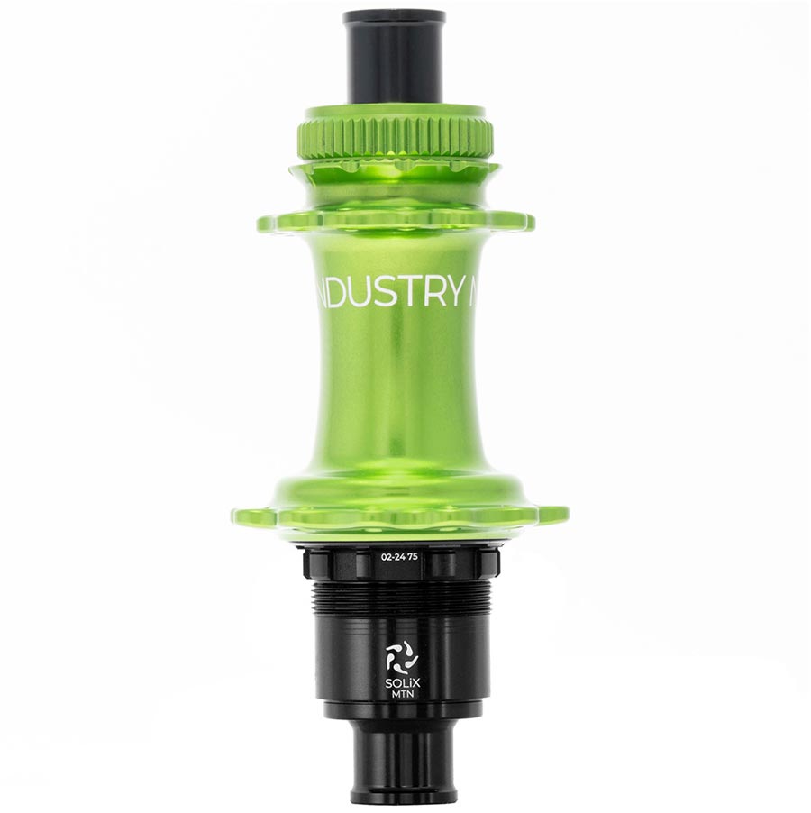 Industry Nine Solix M Classic Rear XD Disc Hub Rear 24H 12mm TA 148mm SRAM XD Lime