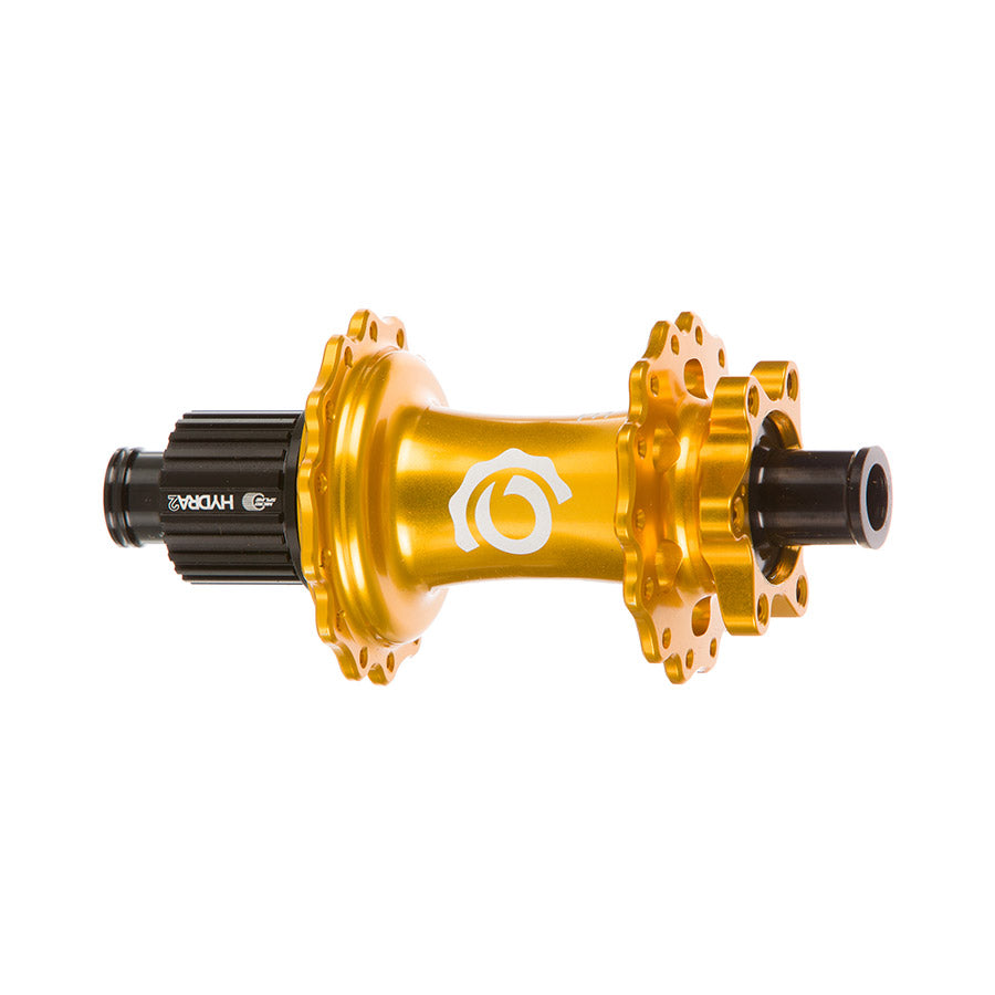 Industry Nine Hydra 2 Boost MicroSpline Disc Hub Rear 32H 12mm TA 148mm Shimano Micro Spline Gold