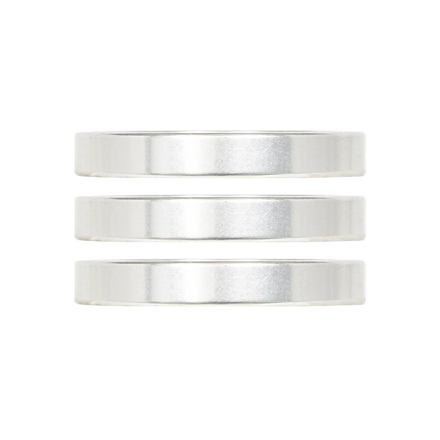 Industry Nine iRiX Headset Spacer 1-1/8'' Height: 5mm Aluminum Silver 3pcs