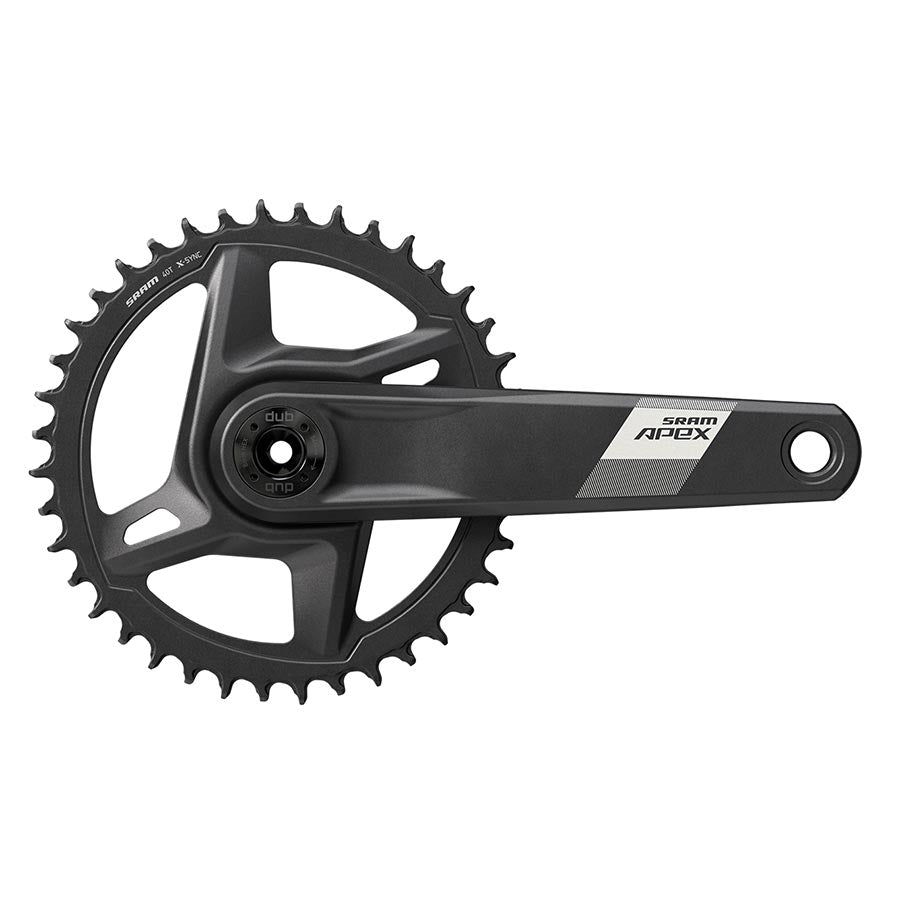 SRAM Apex D1 Crankset Speed: 12 Spindle: 28.99mm BCD: Direct Mount 42 DUB 165mm Black Cannondale AI