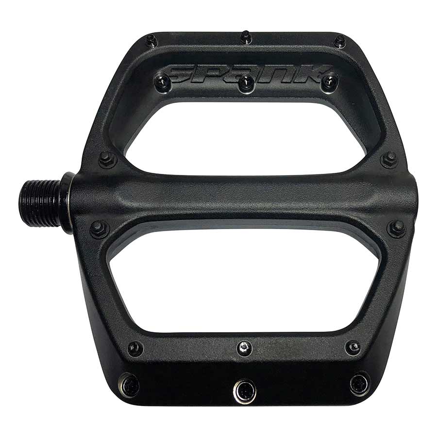 Spank SPOON DC Platform Pedals Body: Aluminum Spindle: Cr-Mo 9/16'' Black Pair