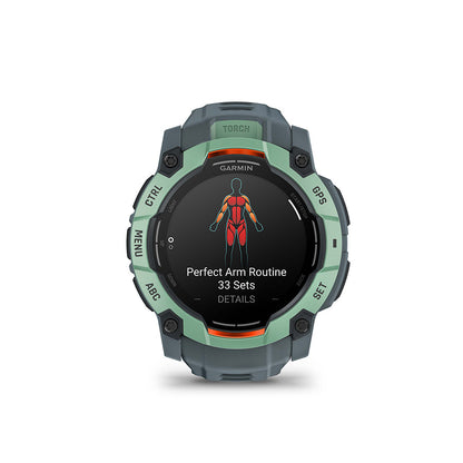Garmin Instinct 3 50mm AMOLED Watch Watch Color: Neo Tropic Wristband: Twilight - Silicone