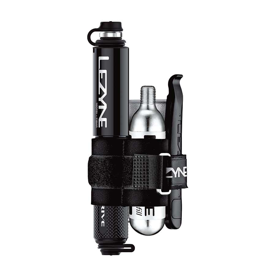 Lezyne Pocket Drive Loaded Pump 160psi Black