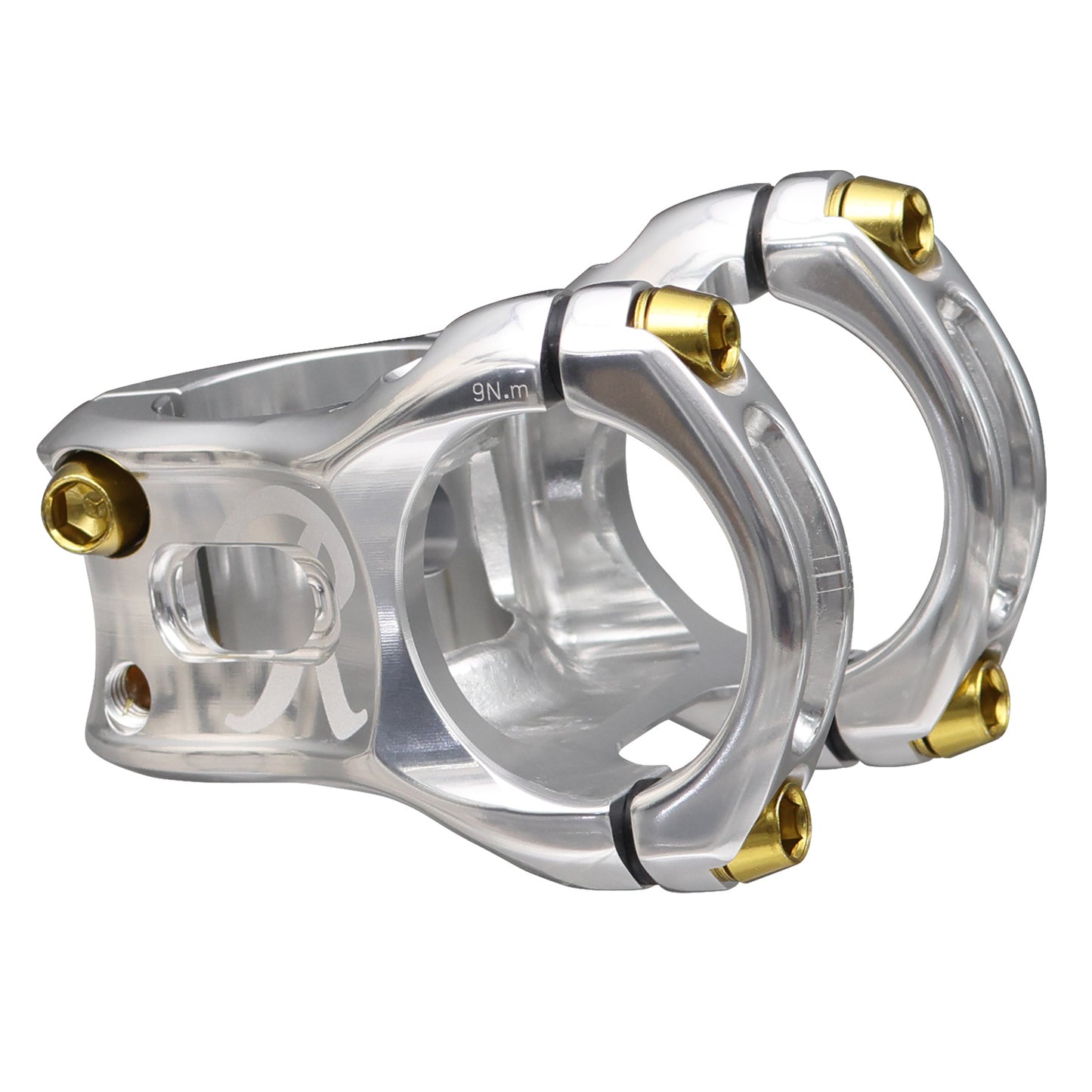 Spank Split 35 Rainier Beer Stem Silver Gold Top Cap 