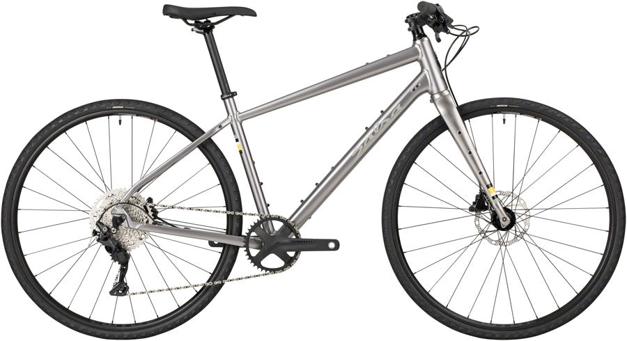 Salsa Journeyer Flat Bar Deore 10 700 Bike - 700c Aluminum Ash Grey XS