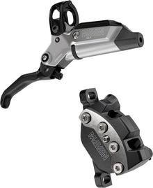 SRAM Maven Ultimate Stealth Disc Brake Lever - Front Post Mount 4-Piston Aluminum Lever Titanium Hardware BLK/Silver A1