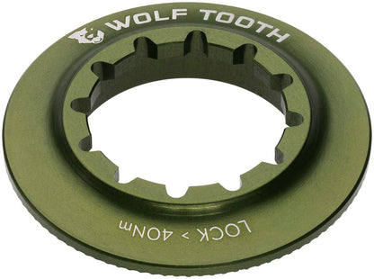 Wolf Tooth CenterLock Rotor Lock Ring - Internal Splined Olive
