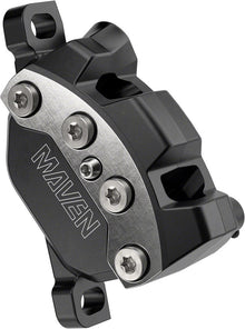 SRAM Maven Ultimate Disc Brake Caliper Assembly - Front/Rear Post Mount 4-Piston Silver/BLK A1