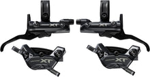 Shimano Deore XT M8200/8220 Disc Brake Upgrade Kit - Right Left BL-M8200 Levers Post Mount Front Rear BR-M8220 4-Piston Calipers