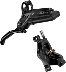 SRAM Code Silver Stealth Disc Brake Lever - Front Post Mount 4-Piston Aluminum Lever SS Hardware BLK C1