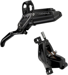 SRAM Code Silver Stealth Disc Brake Lever - Rear Post Mount 4-Piston Aluminum Lever SS Hardware BLK C1