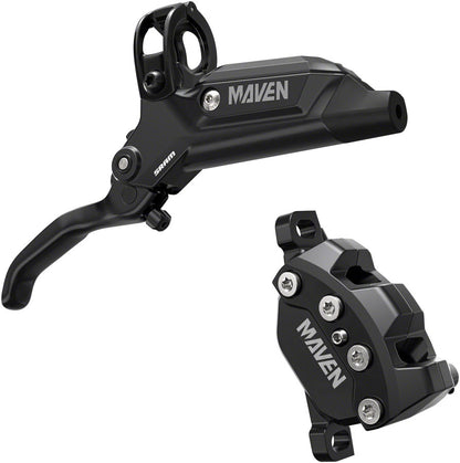 SRAM Maven Base Disc Brake Lever - Rear Front 2000mm Hose Post Mount 4-Piston Aluminum Lever SS Hardware Diffusion BLK A1