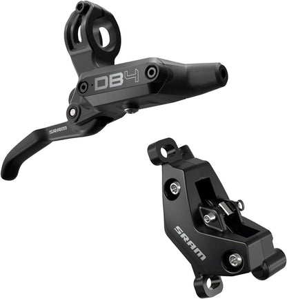 SRAM DB4 Disc Brake Lever - Right Front Rear 2000mm Hose Post Mount 4-Piston Aluminum Lever Diffusion BLK A1