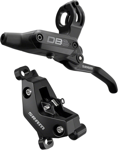 SRAM DB6 Disc Brake Lever - Left Front Rear 2000mm Hose Post Mount 4-Piston Aluminum Lever Diffusion BLK A1