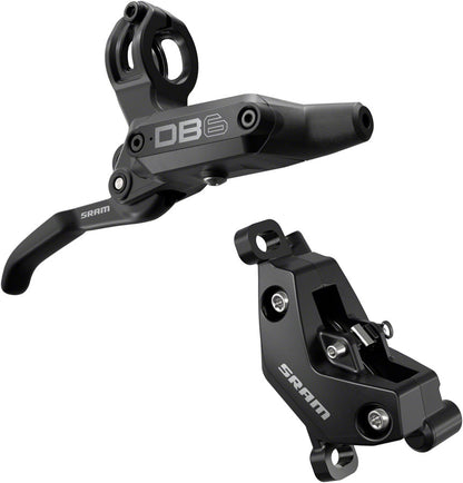 SRAM DB6 Disc Brake Lever - Right Front Rear 2000mm Hose Post Mount 4-Piston Aluminum Lever Diffusion BLK A1