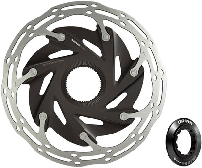 SRAM CenterLine XR Disc Brake Rotor - 140mm Center Lock 1.85mm Includes Internal Tooled Lockring