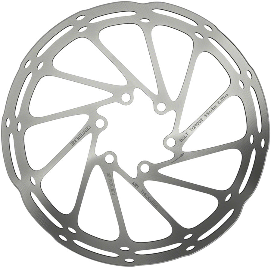 SRAM CenterLine Disc Brake Rotor - 180mm 6-Bolt 2.0mm