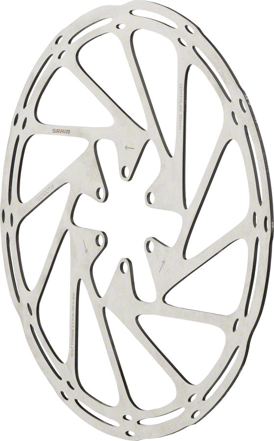 SRAM CenterLine Disc Brake Rotor - 203mm 6-Bolt 1.85mm