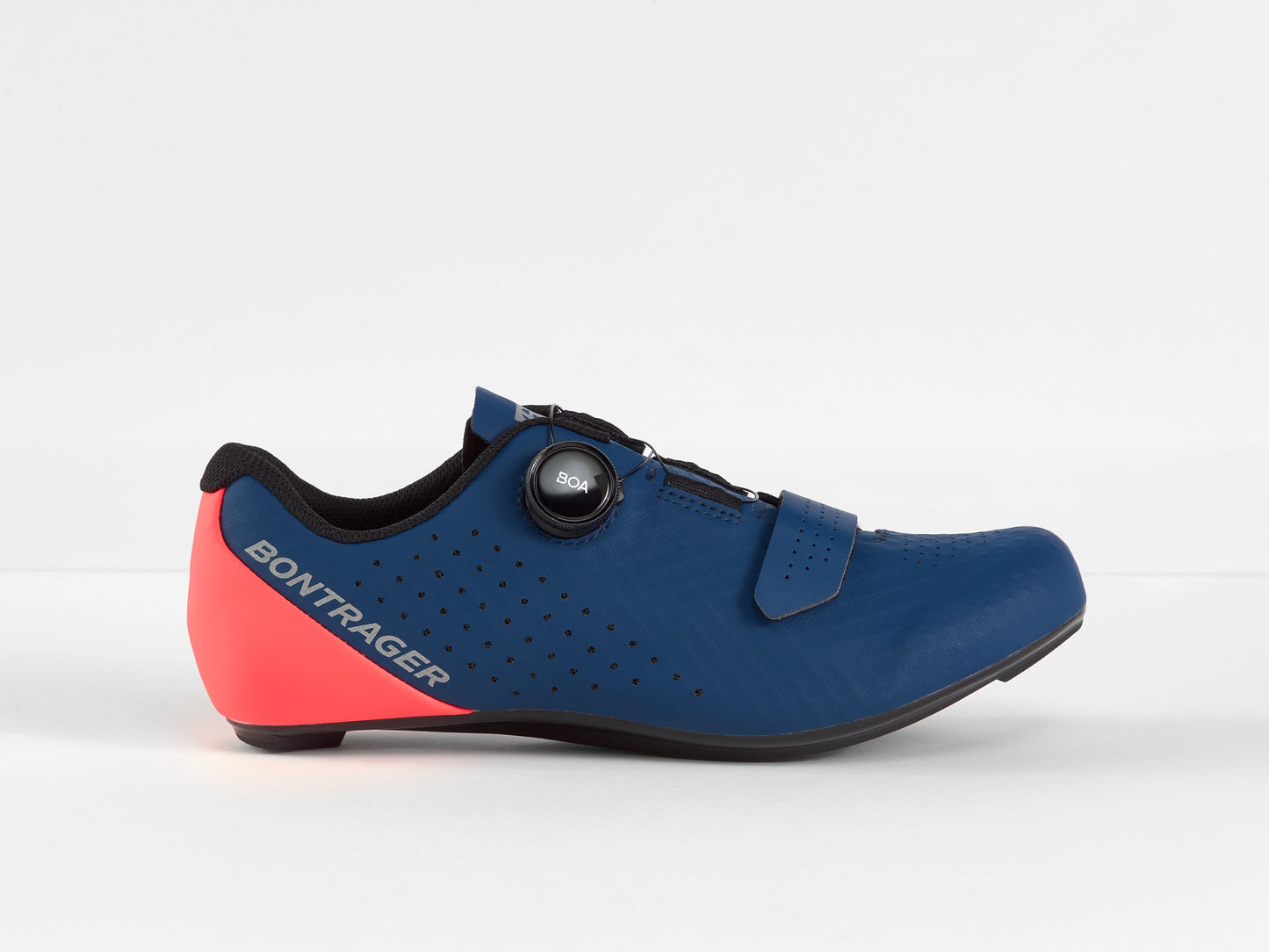 Shoe Bontrager Circuit Road 41.5 Nautical Navy/RadioactCoral