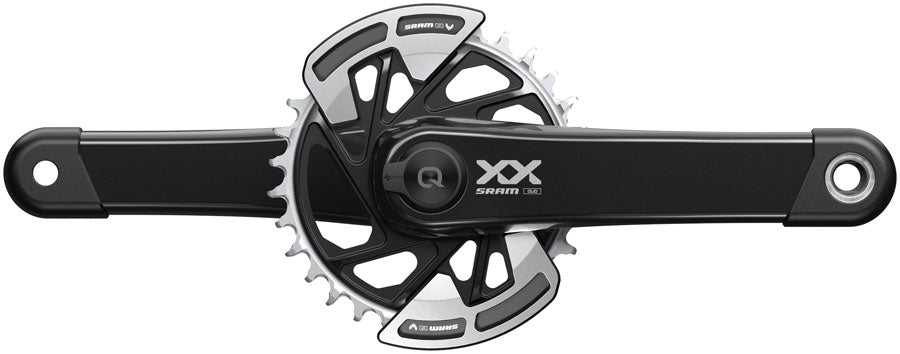 SRAM XX Eagle T-Type AXS Power Meter Wide Crankset - 170mm 12-Spd 32t Chainring Direct Mount 2-Guards PM DUB Spindle BLK