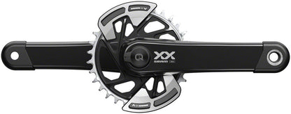 SRAM XX Eagle T-Type AXS Power Meter Wide Crankset - 170mm 12-Spd 32t Chainring Direct Mount 2-Guards PM DUB Spindle BLK