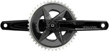 SRAM Rival AXS Wide Power Meter Crankset - 165mm 12-Speed 43/30t Yaw 94 BCD DUB Spindle Interface BLK D1