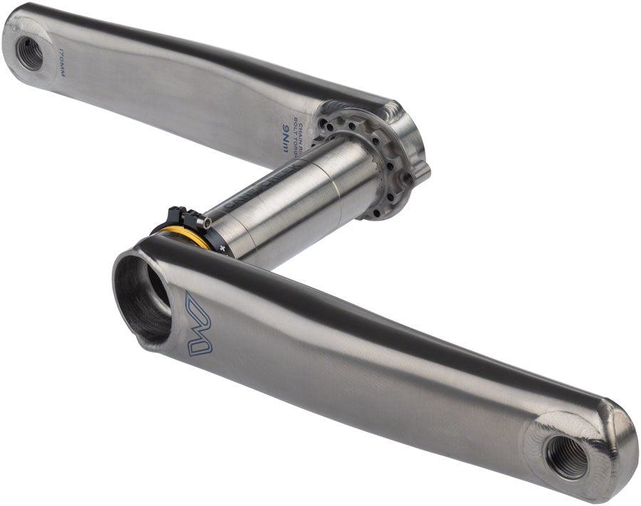 Cane Creek eeWings All-Road Titanium Crankset - 175mm Direct Mount 30mm Spindle Brushed Titanium