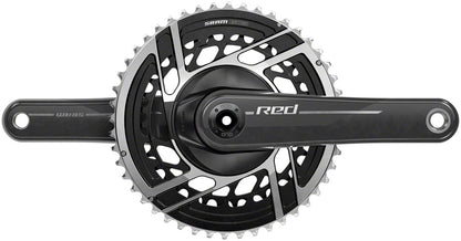 SRAM RED Crankset - 170mm 2x 12-Speed 48/35t 8-Bolt Direct Mount DUB Spindle Interface Natural Carbon E1