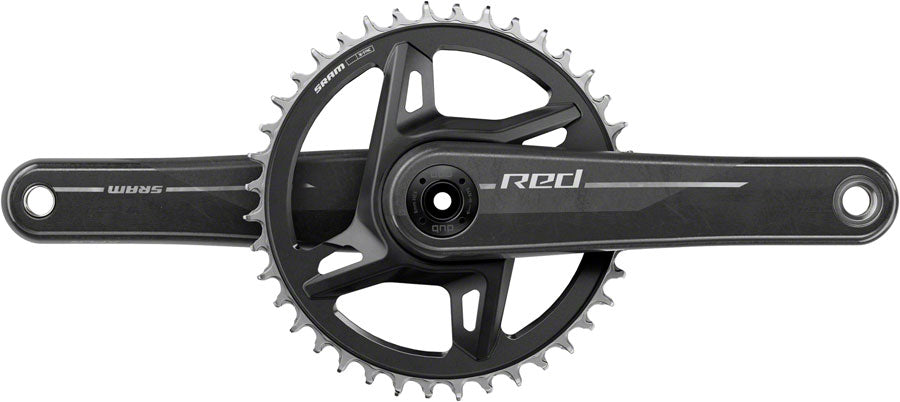 SRAM RED 1x XPLR Wide Crankset - 165mm 13-Speed 42t 8-Bolt Direct Mount DUB Spindle Natural Carbon E1