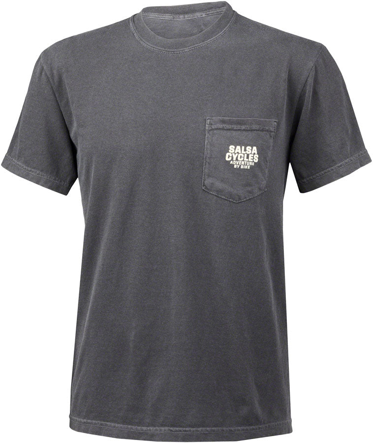 Salsa Logo Short Sleeve Pocket T-Shirt - Unisex Grey Small