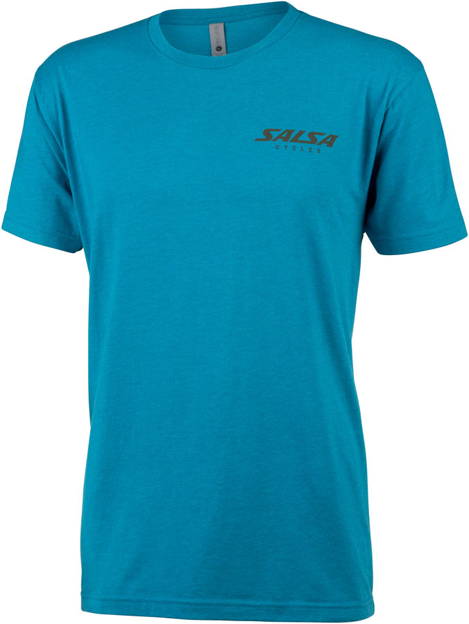 Salsa Lone Pine Men's T-Shirt - Teal Small