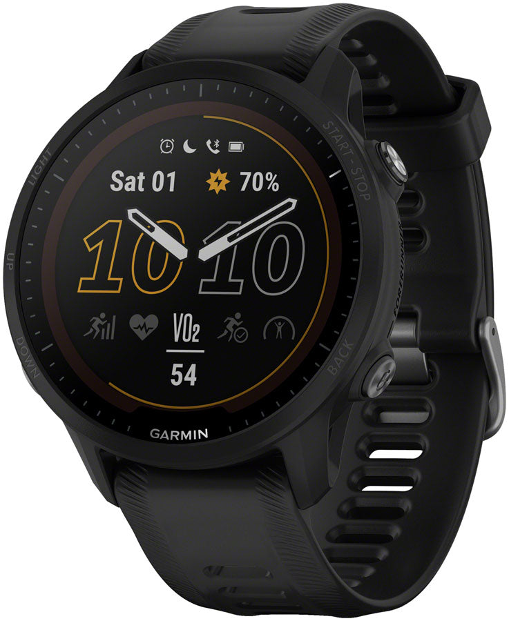 Garmin Forerunner 955 Solar GPS Smartwatch - 45.6mm Black