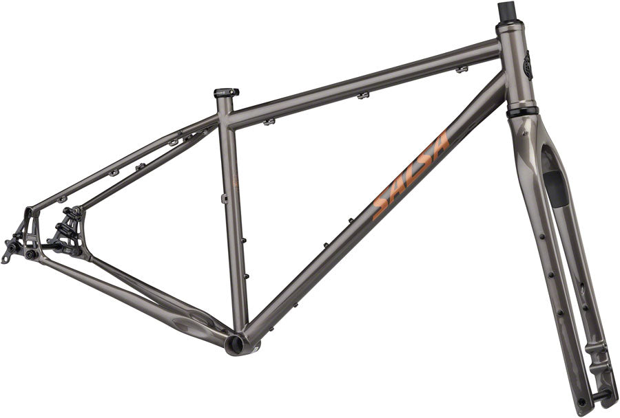 Salsa Fargo Frameset - 29" Steel Graphite X-Small