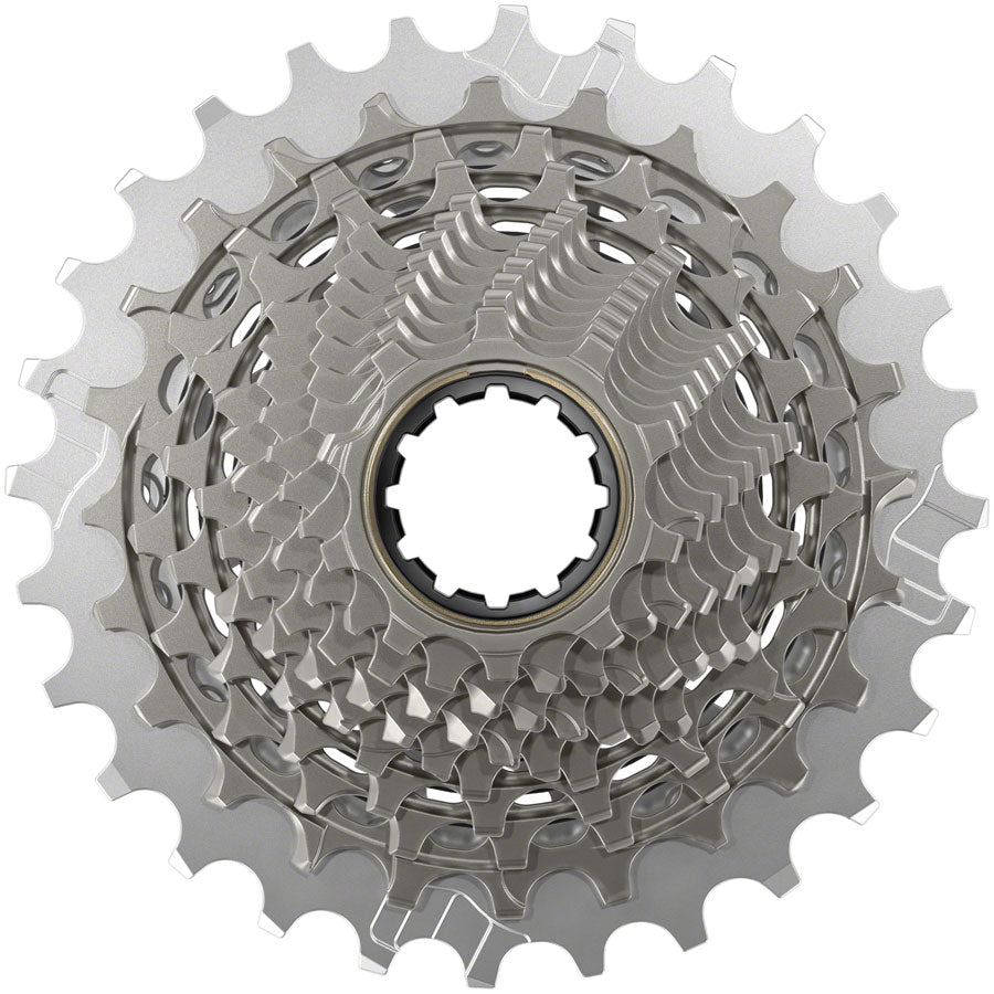 SRAM RED XG-1290 Cassette - 12-Speed 10-28t For XDR Driver Body Silver E1