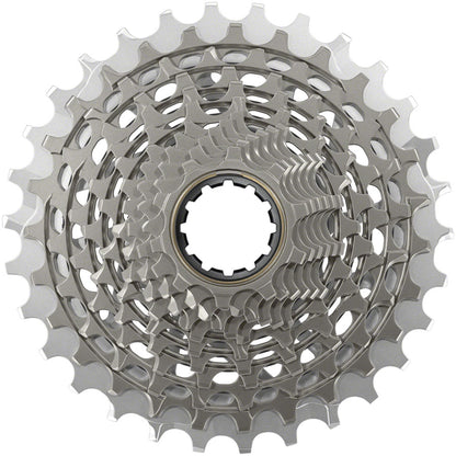 SRAM RED XG-1290 Cassette - 12-Speed 10-30t For XDR Driver Body Silver E1