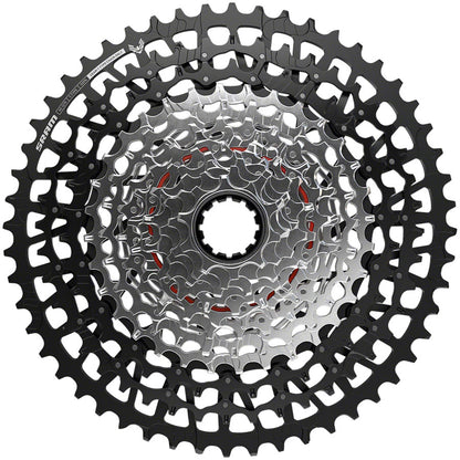SRAM GX Eagle T-Type XS-1275 Cassette - 12-Speed 10-52t For XD Driver BLK/Silver