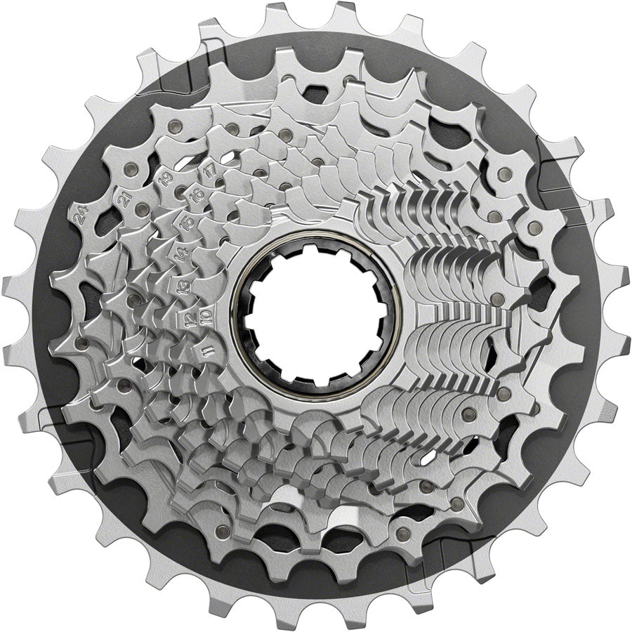 SRAM Force XG-1270 Cassette - 12-Speed 10-28t Silver For XDR Driver Body E1