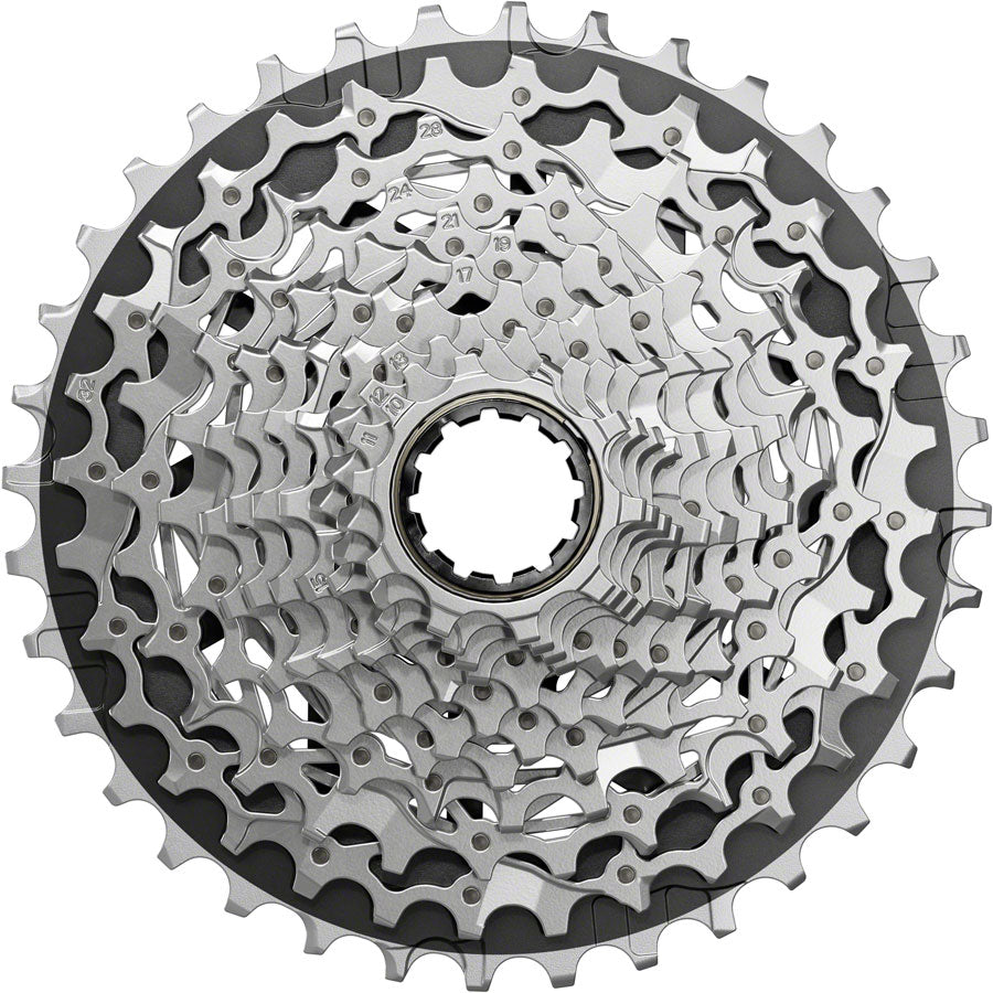 SRAM Force XG-1270 Cassette - 12-Speed 10-36t Silver For XDR Driver Body E1