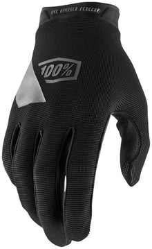 100% Ridecamp Gloves - Black Full Finger Women's Large