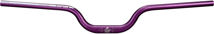 Spank Spoon 800 Handlebar - 31.8mm Clamp 800mm 60mm Rise Purple