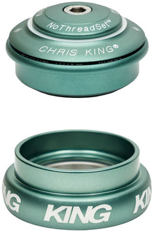 Chris King InSet i8 Headset - 1-1/8 - 1-1/4" 44/44mm Matte Jade
